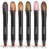 MABOX PrismGlow Waterproof Eyeshadow Sticks - Beauty Unstoppable eye shadow