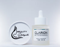 Clarion skincare product with a white background