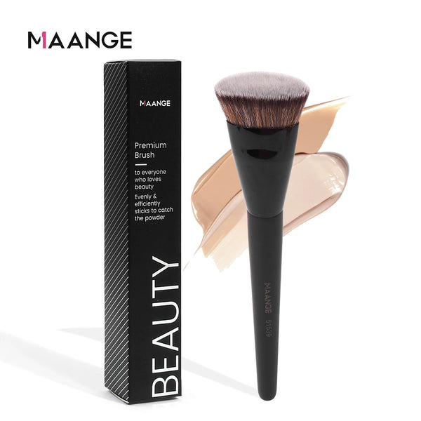 MAANGE Flat-Top Kabuki Foundation Brush | Streak-Free