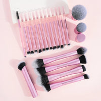 MAANGE 20-Piece Professional Makeup Brush Set with Travel Case - Beauty Unstoppable Makeup Brush Set