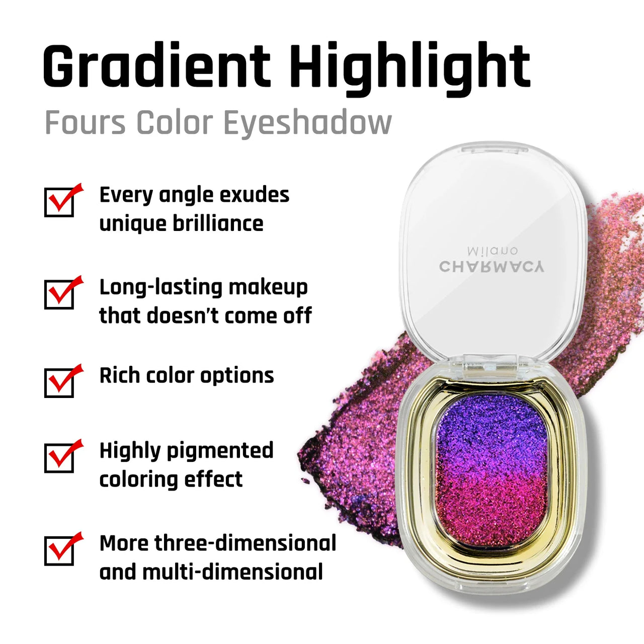 Chameleon Gradient Eyeshadow – Multi-Dimensional, Long-Lasting Glow - Beauty Unstoppable eye shadow