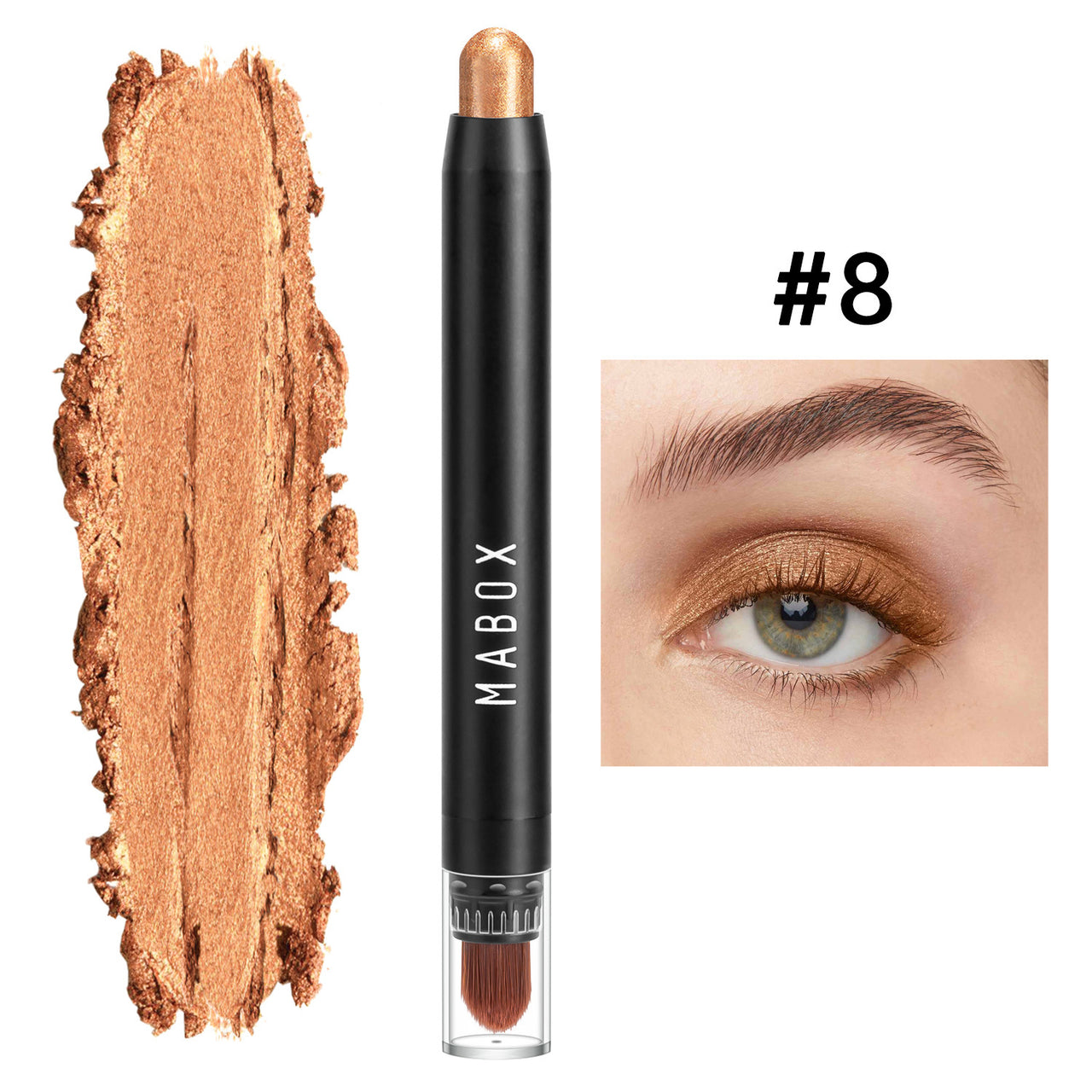 MABOX PrismGlow Waterproof Eyeshadow Sticks - Beauty Unstoppable eye shadow